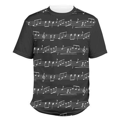 Custom Musical Notes Men's Crew T-Shirt | YouCustomizeIt