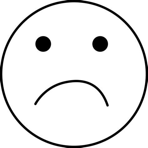 Pictures Of A Sad Face - Cliparts.co