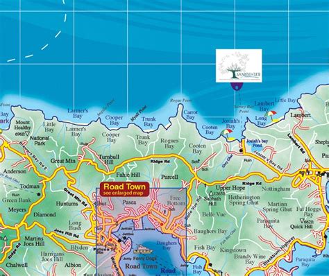 Tortola Road Map | Map, Tortola, Trip