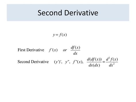 PPT - The Second Derivative PowerPoint Presentation, free download - ID ...