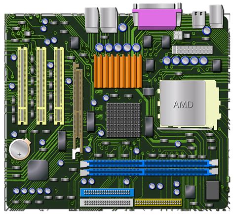 مرسال: اللوحة الأم - Motherboard