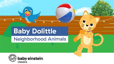 Neighborhood Animals For Kids to Learn | Baby Dolittle: Neighborhood ...