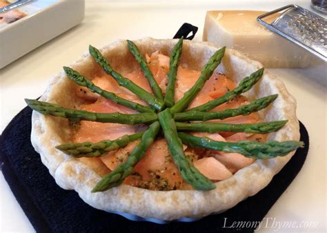 » Salmon & Asparagus Quiche {with Fresh Herbs} Lemony Thyme