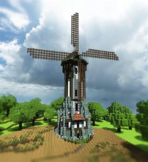 Medieval Windmill Minecraft Map