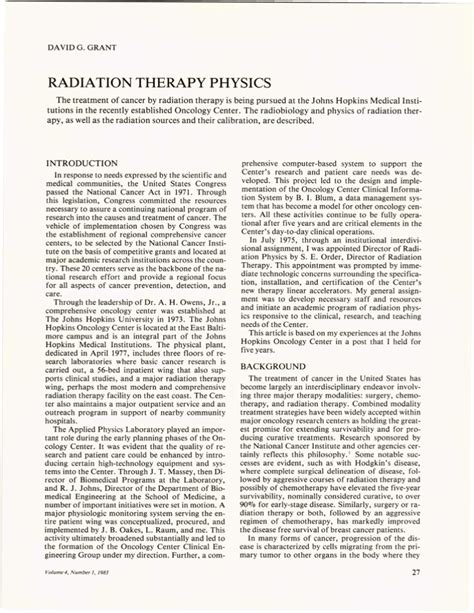 RADIATION THERAPY PHYSICS