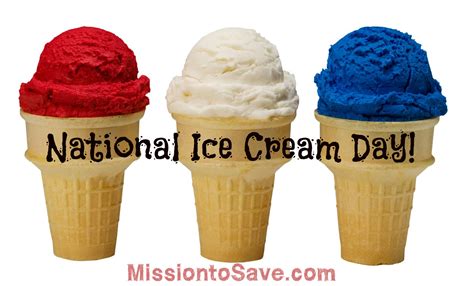 National Ice Cream Day Deals 2017 - Mission: to Save