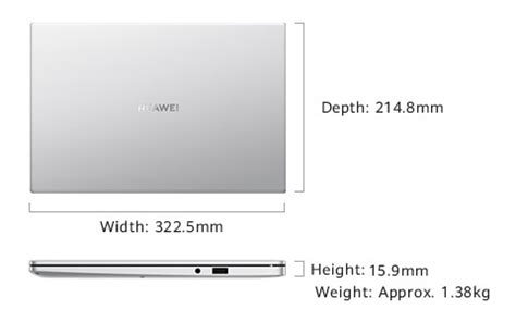 HUAWEI MateBook D 14 Specifications - HUAWEI Global