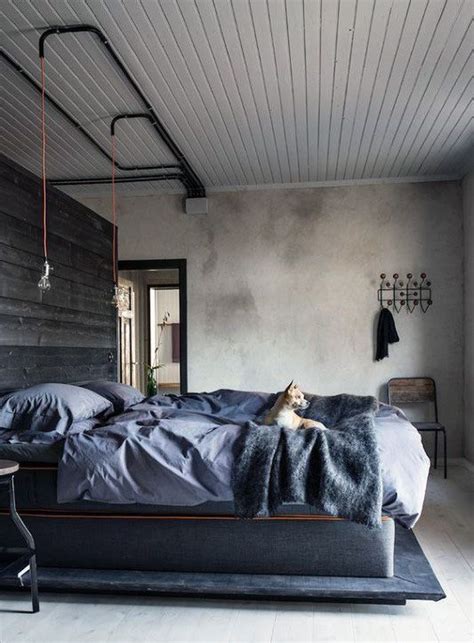 Men S Industrial Bedroom Ideas