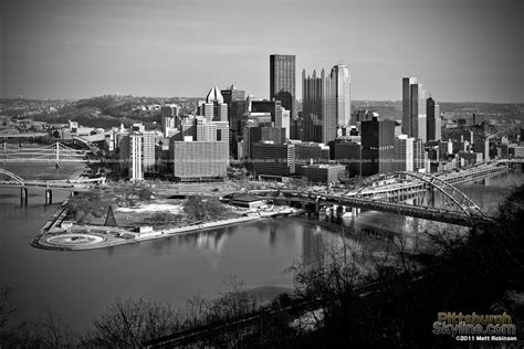 Black and White Pittsburgh Skyline - MetroScenes.com - Winter Classic ...