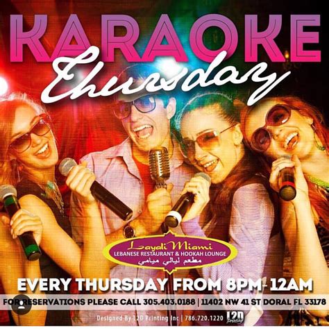 Karaoke night tonight 11402 NW 41st Doral,Fl 33178 WWW.LAY… | Flickr