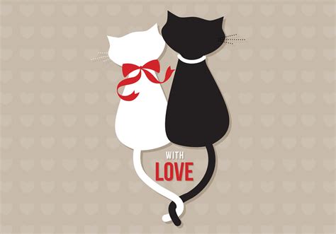 Cats in Love Wallpaper for Photoshop - Free Photoshop Brushes at Brusheezy!