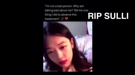 Sulli latest live before she died #RIPSULLI - YouTube