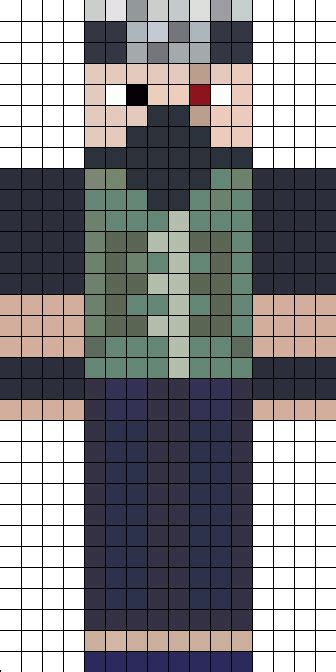 Minecraft Skin Template Pixel Art