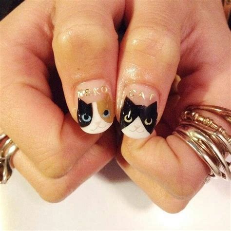 Meowdicure | Cat nail art, Cat nails, Animal nails