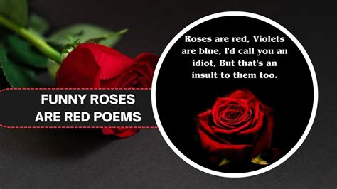 150+ Funny Roses are Red Poems That Will You LOL Too! - Morning Pic HD