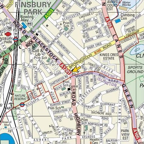 Maps of Arsenal Detailed Pictures | Maps of UK Cities Pictures