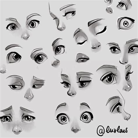 Ever struggling with different eye expressions? Pin this eye cheat ...