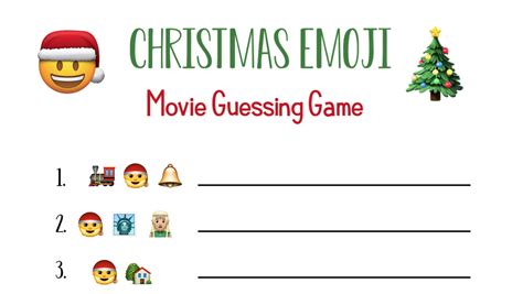 Fun Christmas Party Games: Emoji Songs & Movies – Fun-Squared