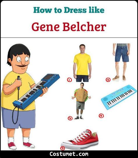 Gene Belcher from Bob’s Burgers Costume for Cosplay & Halloween 2022 ...