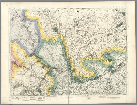 Sheet 25-Kelso. Ordnance Survey of Scotland. Engraved at the Ordnance ...