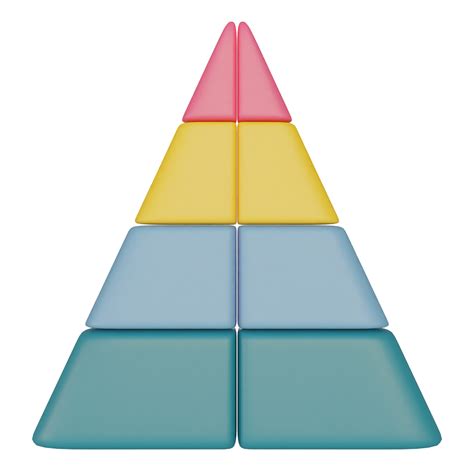 pyramid chart on transparent background 18972456 PNG