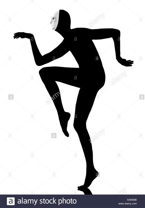 Mime Mask Silhouette Stock Photos & Mime Mask Silhouette Stock Images ...