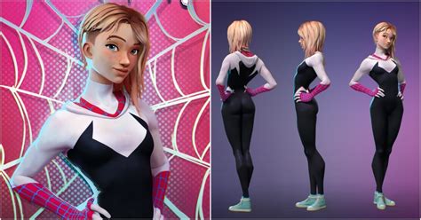 Across the Spider-Verse's Gwen Stacy Recreated in 3D