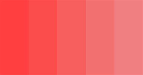 Coral Red Gradient Color Scheme » Monochromatic » SchemeColor.com