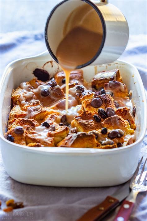 Brioche Bread Pudding Recipe - Happy Foods Tube