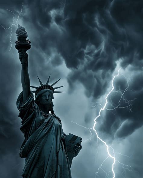 Statue of liberty and lightning by Coolarts223 on DeviantArt