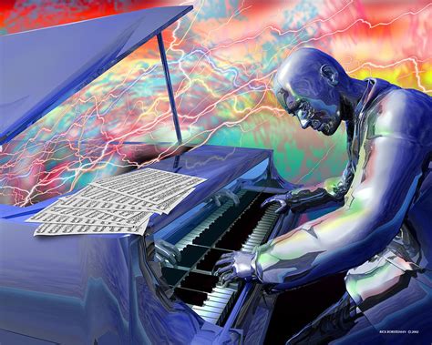 Blue Piano Digital Art by Rick Borstelman - Fine Art America