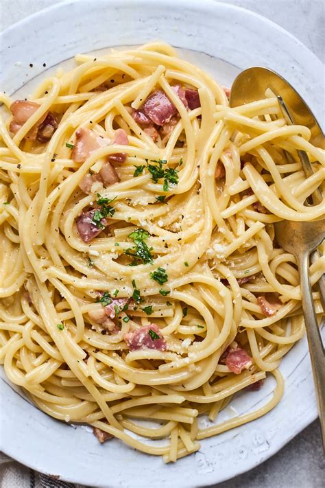 Spaghetti Carbonara Recipe - Two Peas & Their Pod