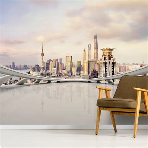 Cityscape Wallpaper Mural | Wallsauce UK