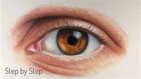 How To Draw Realistic Eye | Step by Step & Easy To Follow - YouTube