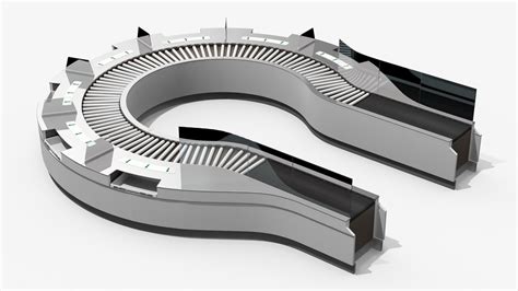 Curved roller conveyor 3D model - TurboSquid 1700516