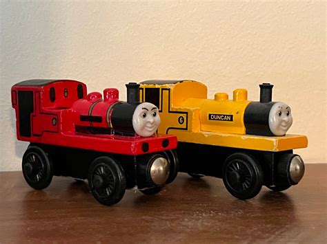 Custom Wooden Railway RWS Inspired Duncan by 13ComicFan on DeviantArt