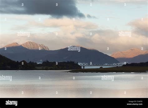 Ballachulish Bridge at dawn Stock Photo - Alamy