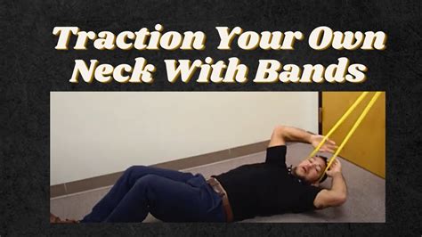 The Best Self Traction Exercise for Neck Pain - YouTube