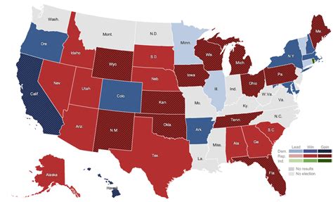 Governor Map - Election Results 2010 - The New York Times