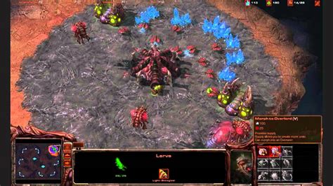 StarCraft 2 Multiplayer Gameplay Zerg Part 1of 2 - YouTube