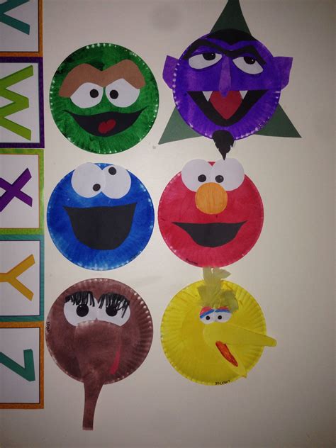 Sesame Street crafts | Sesame street crafts, Arts and crafts for kids ...