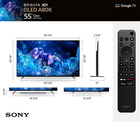 Sony 55 Inch A80K 4K HDR OLED GOOGLE TV Is on Sale on Amazon Now ...