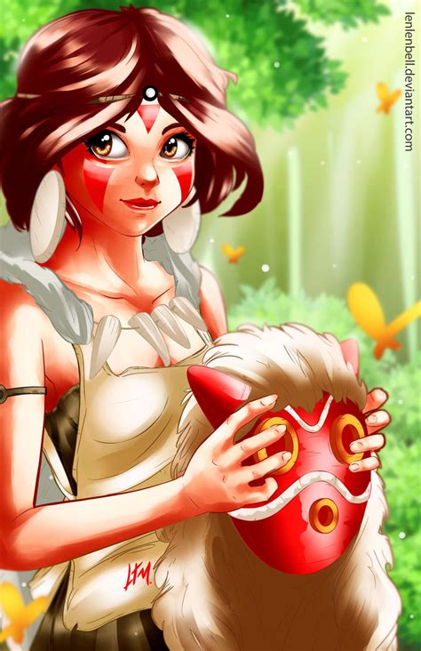 Princess Mononoke-Fan Art by LenLenbell on DeviantArt