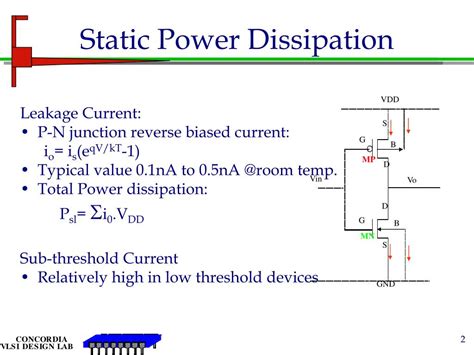 PPT - Power Dissipation in CMOS PowerPoint Presentation, free download ...