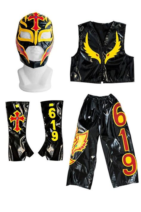 Rey Mysterio Costume Wrestle Lucha Libre Mask Kid Costume - Etsy