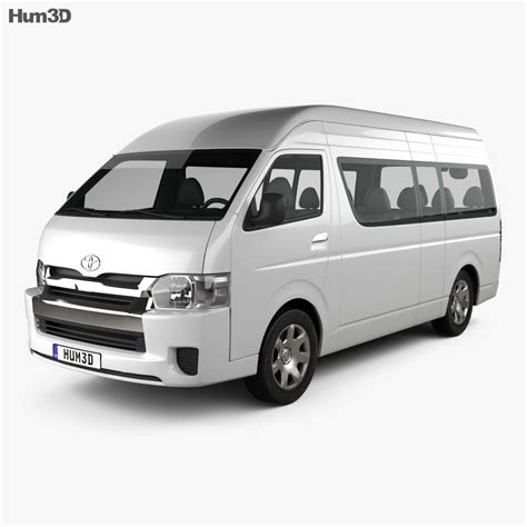 Toyota Hiace Passenger Van L2H3 GLX 2020 3D model - Vehicles on Hum3D