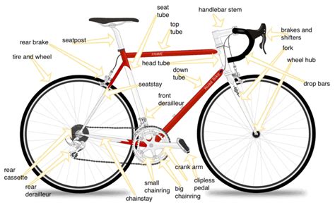 Parts of a Bicycle, Explained - Road Bike Rider Cycling Site