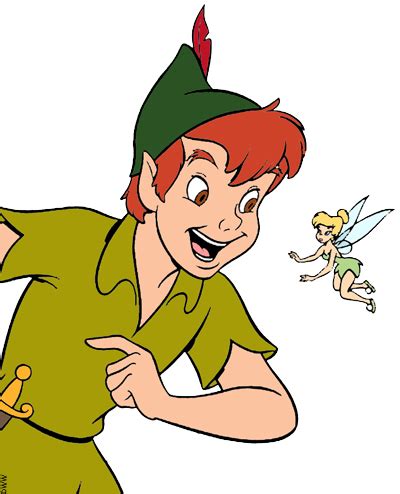 Peter Pan & Tinker Bell Clip Art Images | Disney Clip Art Galore