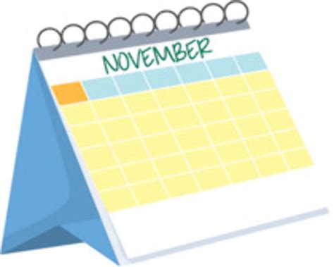 Download High Quality november clipart calendar Transparent PNG Images ...