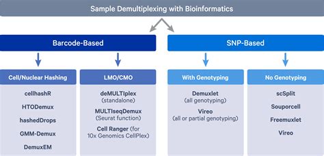 Bioinformatics Tools for Sample Demultiplexing - 10x Genomics